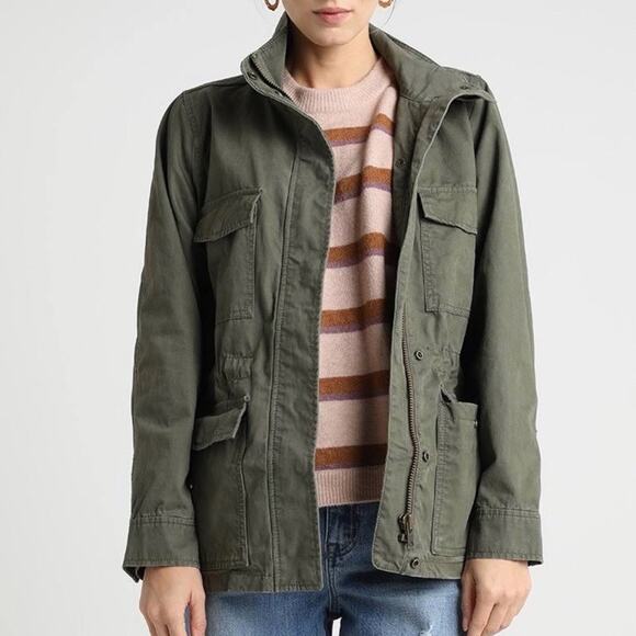 Madewell size XS woman’s green military jacket - Picture 1 of 16